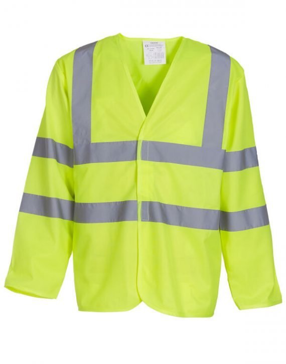 Hi-Vis Long Sleeve Waistcoat