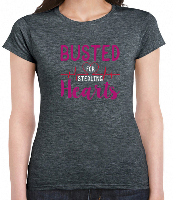 Busted For Stealing Hearts T-Shirt