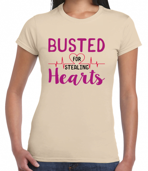 Busted For Stealing Hearts T-Shirt